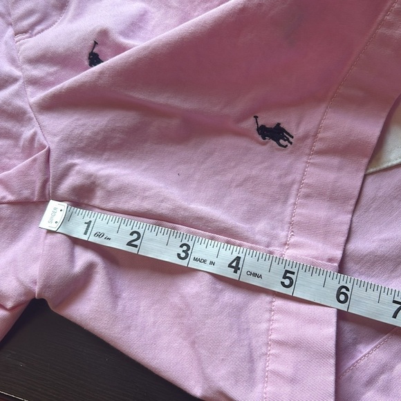 RALPH LAUREN Polo Men’s Tyler Shorts Stretch Pink All Over Navy Pony Chino Sz 36 - Picture 11 of 11
